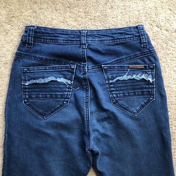 Redfox Jeans Women's Size 7, Skinny, Blue, Stretch, Zipper Pockets, 26 x 30 - Picture 13 of 14